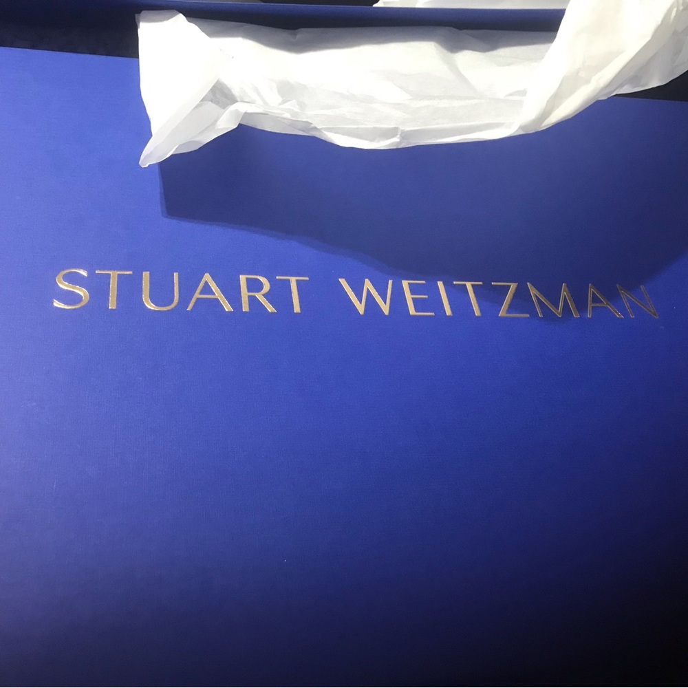 New Stuart Weitzman Black Over-the-Knee Leather Boots - Picture 7 of 16